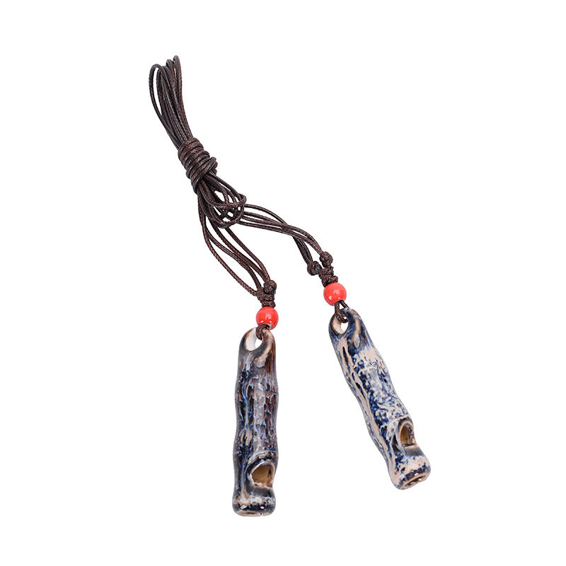 Wholesale Cute Ceramic Whistle Crafts